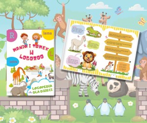 Logopedia dla dzieci. Mania i Tomek w logozoo