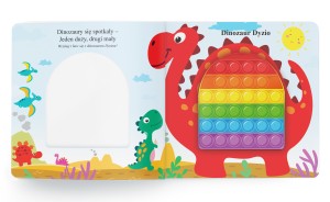 Książka sensoryczna. Dinozaury