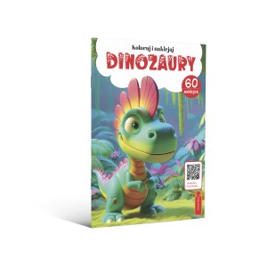 Dinozaury - kolorowanka z kodem QR 