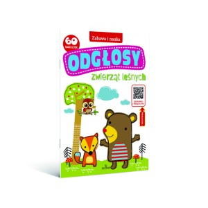 Odgłosy zwierząt leśnych - kolorowanka z kodem QR