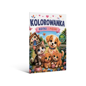 Kolorowanka. Kotki i pieski